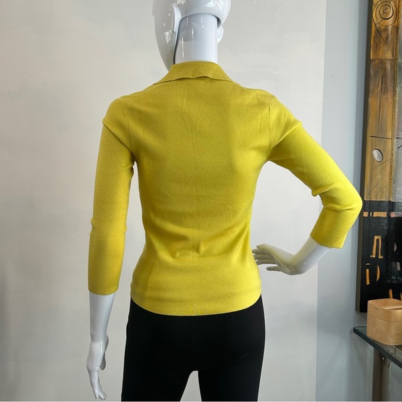 Vintage Balenciaga Silk & Cashmere Knit V-Neck Sweater - Picture 5 of 11